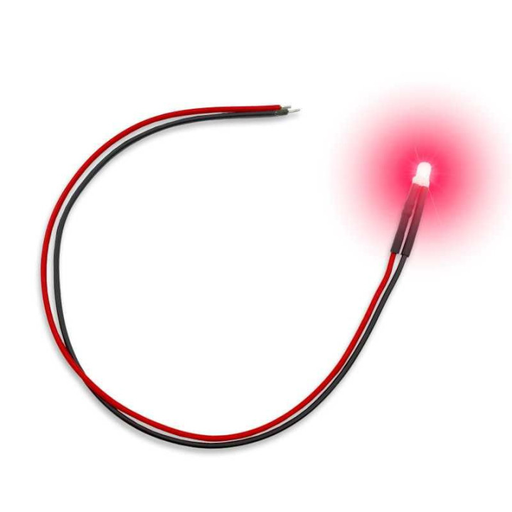 LED diódy BLIKAJÚCA ČERVENÁ - 3 mm 10ks