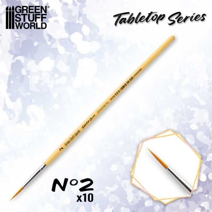 Syntetická sada štetcov TABLETOP SERIES 2 (balenie 10 ks)