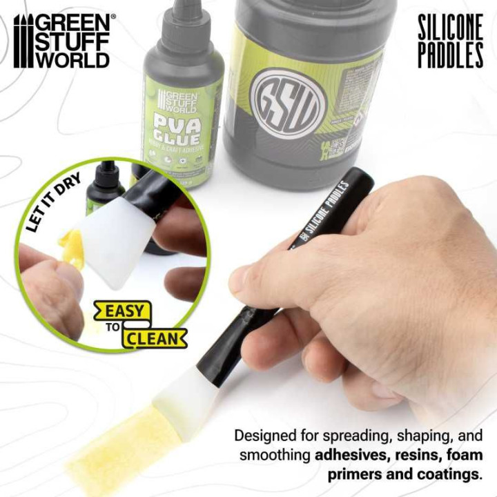 Silikónové aplikačné špachtle  3 kusy