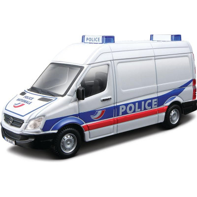Bburago Mercedes-Benz Sprinter 1:50 bílá