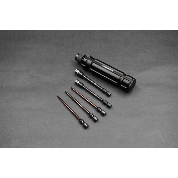 Set 1/4" bitů s rychloupínací rukojetí