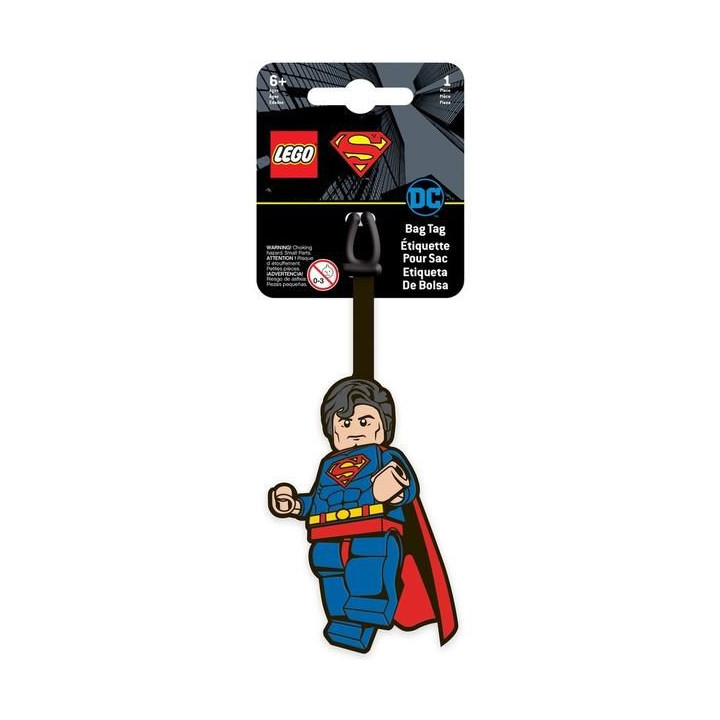LEGO jmenovka na zavazadlo DC Super Heroes Superman