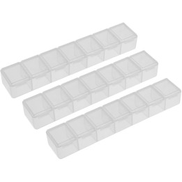 Box na díly 165x34x25 mm (7 přihrádek), 3 ks
