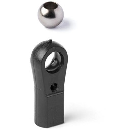 MAXI kloubek M3 s kuličkou 6,0mm a vrtáním 3,0mm , 2 ks.