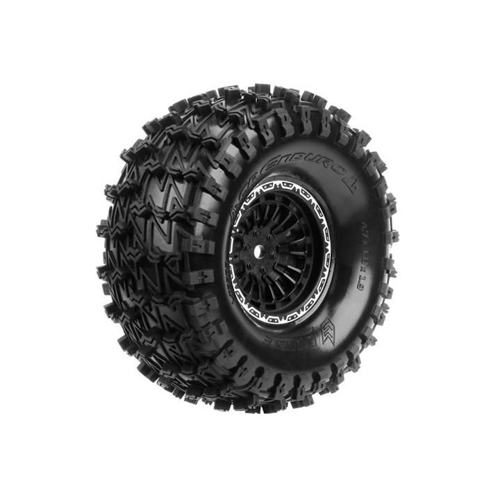 CR-ENDURO 1.9 - Kompletní kola s černými disky, 2 ks