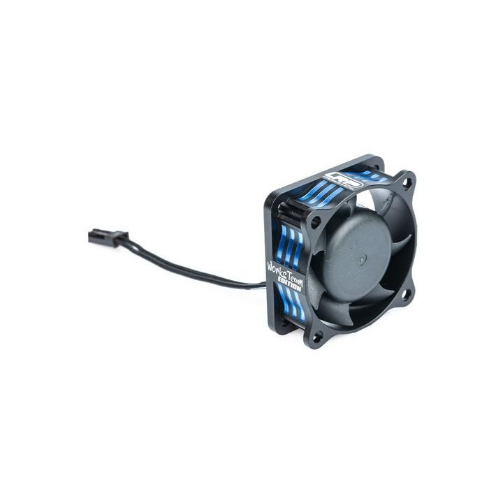 LRP WorksTeam Hliníkový SuperHighRev. ventilátor 40x40x15mm 1-2S s přijímačovým konektorem