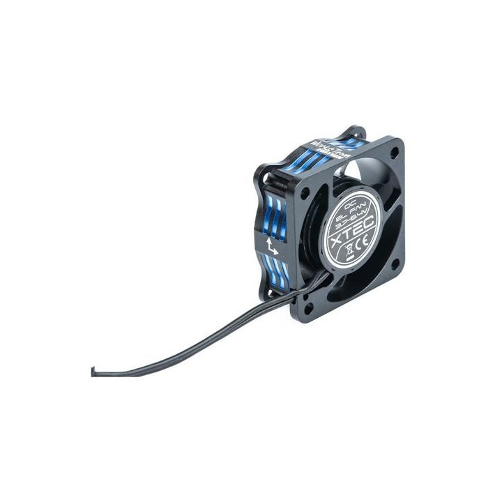 LRP WorksTeam Hliníkový SuperHighRev. ventilátor 40x40x15mm 1-2S s přijímačovým konektorem