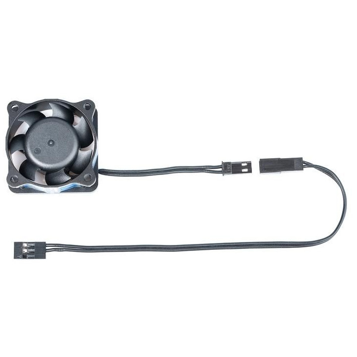 LRP WorksTeam Hliníkový SuperHighRev. ventilátor 40x40x15mm 1-2S s přijímačovým konektorem