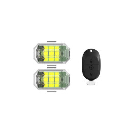 Water-proof Strobe Light with Remote Controller (2pcs) (vč Aku)
