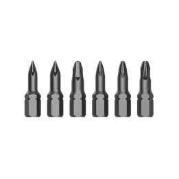 JAKEMY 6in1 Anti-Slip Short Screwdriver Bits