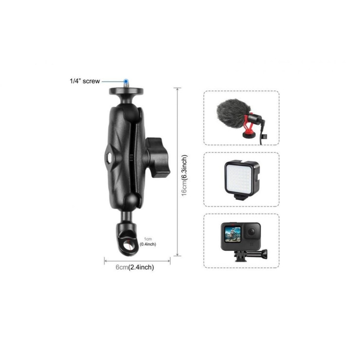 PULUZ - Držák na motorkupro Insta360 X4/GO 3