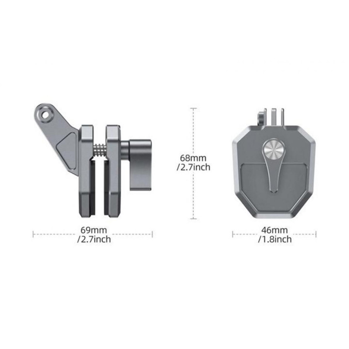 TELESIN - Držák na čelní sklo z hliníkové slitiny