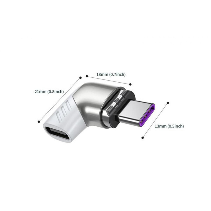 120W USB-C Magnetický nabíjecí adaptér pro smartphony / tablety