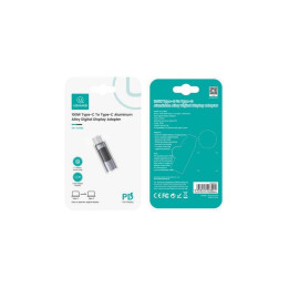 USAMS 100W Type-C To Type-C Aluminum Alloy Digital Display Adapter