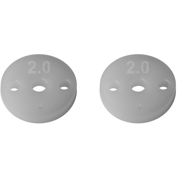 FT pístky tlumičů 13mm, 2x2,0 mm, 2,5mm, 2 ks.