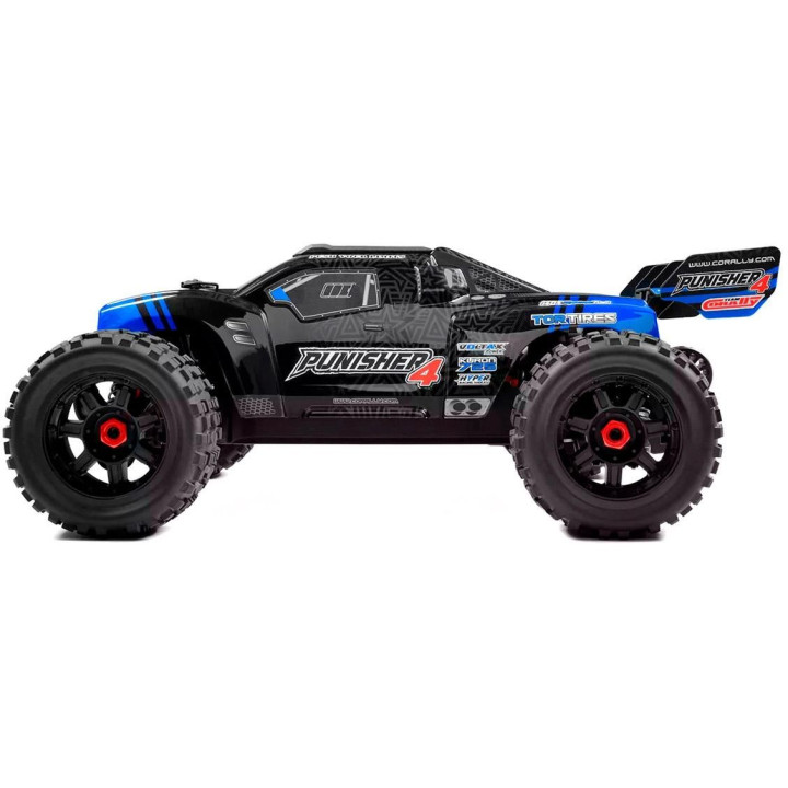 PUNISHER-4 - Monster Truck 4WD 3-4S - RTR - modrá