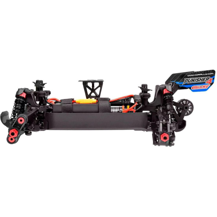 PUNISHER-4 - Monster Truck 4WD 3-4S - RTR - modrá