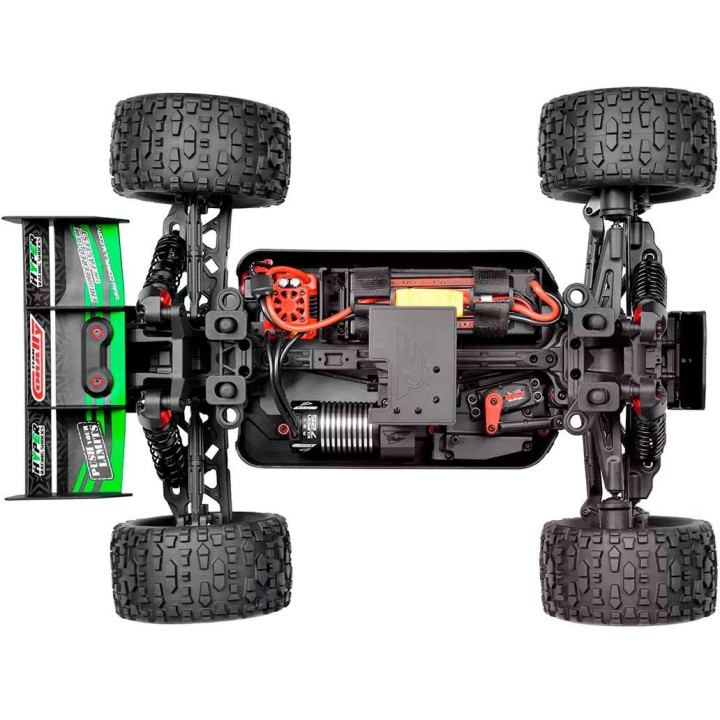 PUNISHER-4 - Monster Truck 4WD 3-4S - RTR - zelená