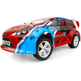HiMOTO 1:10 Rally X Brushless 2,4 GHz RTR set, červená