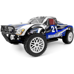 HiMOTO 1:10 Short Course Truck Brushless 2,4 GHz RTR set, modrá