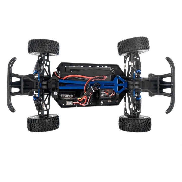 HiMOTO 1:10 Short Course Truck Brushless 2,4 GHz RTR set, červená