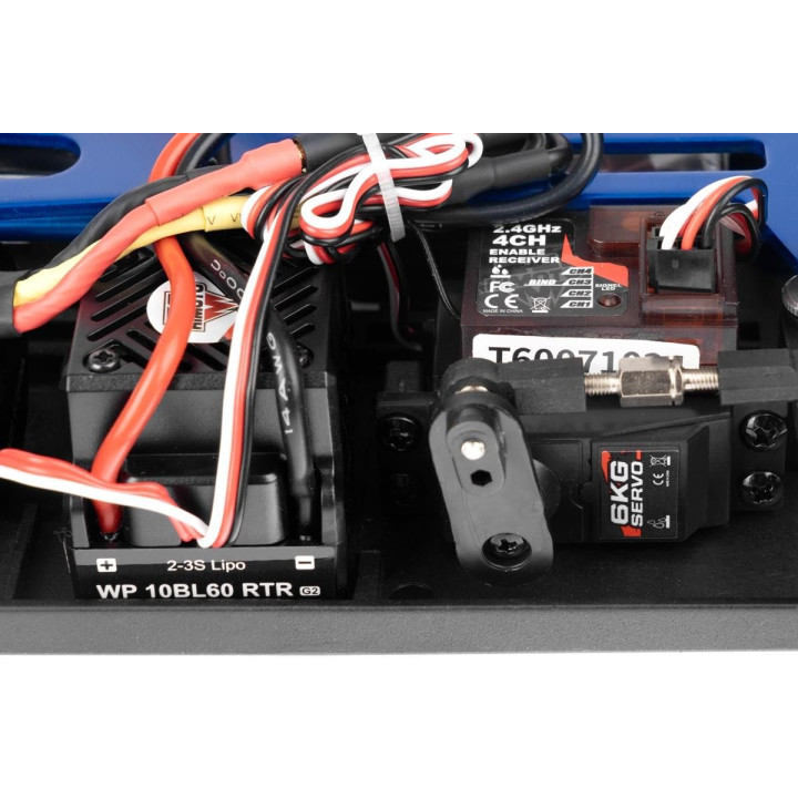 HiMOTO 1:10 Onroad NASCADA Brushless 2,4 GHz RTR set, modrá