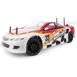 HiMOTO 1:10 Onroad NASCADA Brushless 2,4 GHz RTR set, červená