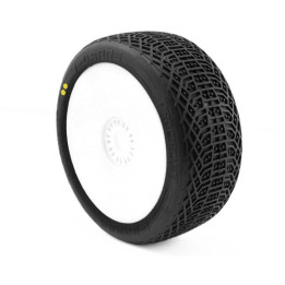 I-BARRS V3 BUGGY S2 (SOFT) nalepené pneumatiky, bílé disky, 2 ks.