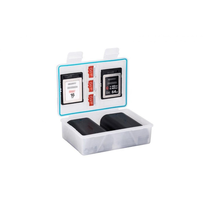 JJC Multifunkční úložný box na SD/microSD karty a baterie