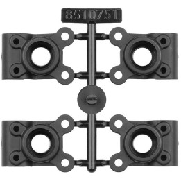 RC10B7 FT Zadní těhlice, -4mm Offset