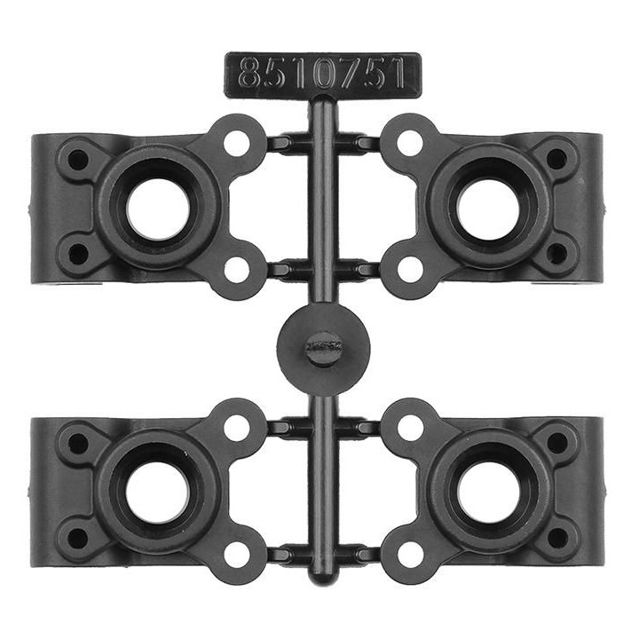 RC10B7 FT Zadní těhlice, -4mm Offset