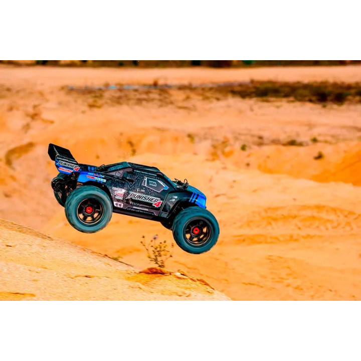 PUNISHER-4 - Monster Truck 4WD 3-4S - RTR - červená