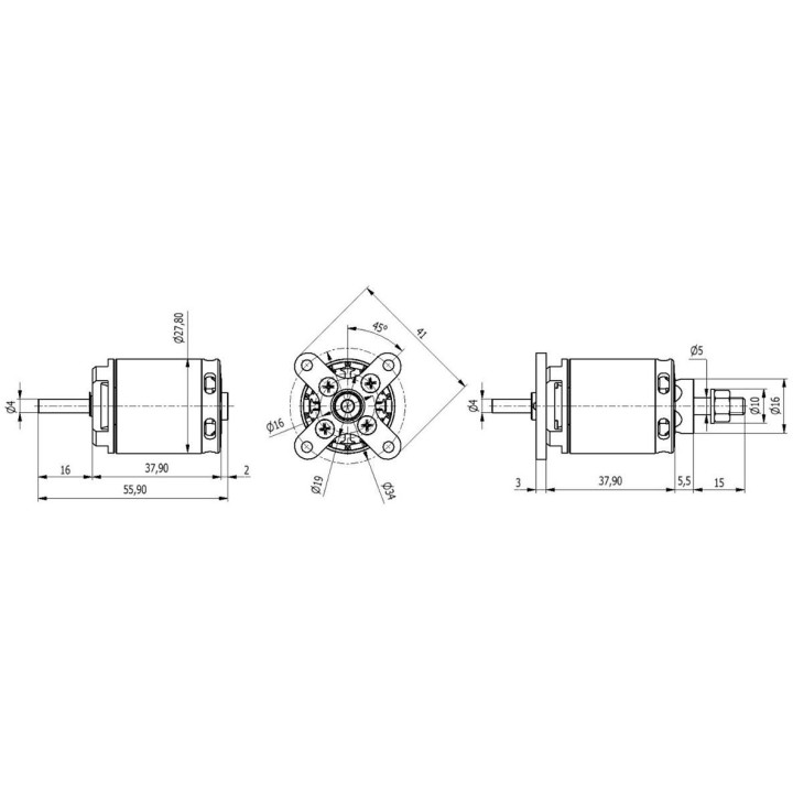 AXI 2220/20 V3 střídavý motor