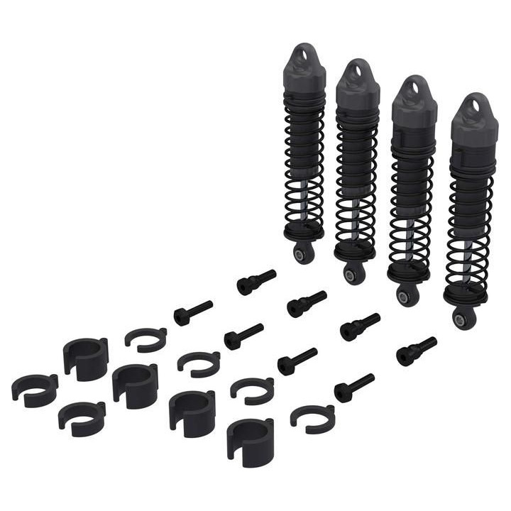 Arrma tlumič 71mm, 500cSt (4): GROM