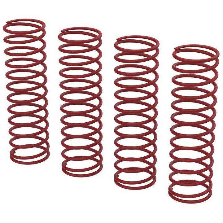 Arrma pružina tlumiče E, 0.55N/mm, červená (4): GROM