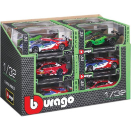 Bburago auta Race 1:32 (sada 12ks)