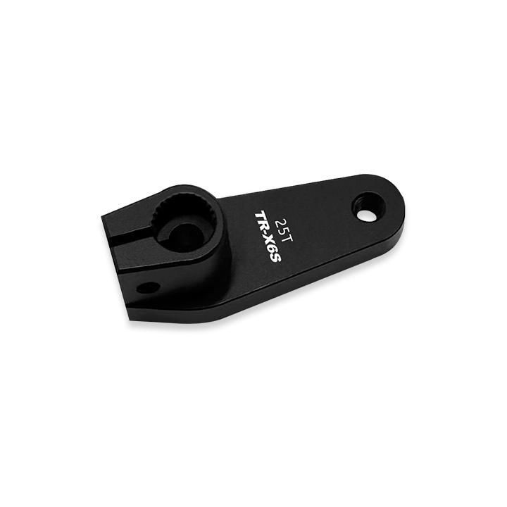 Servo páka hliníková 18 mm, 25 zubů, černá