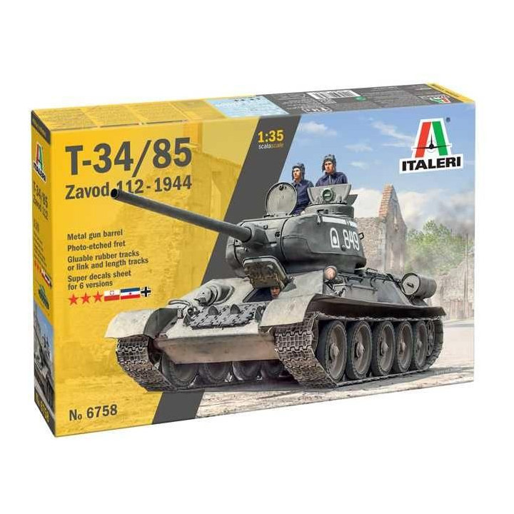 Model Kit tank 6758 - T34/85 Zavod 112 Mod. 1944 (1:35)