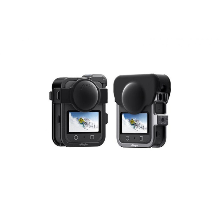DJI OSMO 360 - Hliníkový rám s krytkami objektivů pro DJI OSMO 360 (Black)