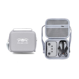 DJI Mini 5 Pro - Šedé PU pouzdro na rameno pro DJI Mini 5 Pro (DJI RC-N3)