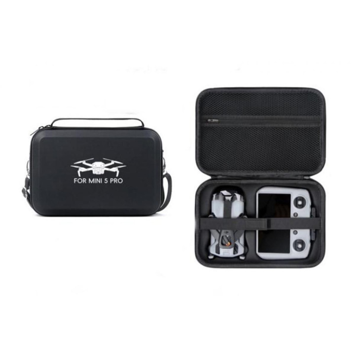 DJI Mini 5 Pro - Černé PU pouzdro na rameno pro DJI Mini 5 Pro (DJI RC 2)