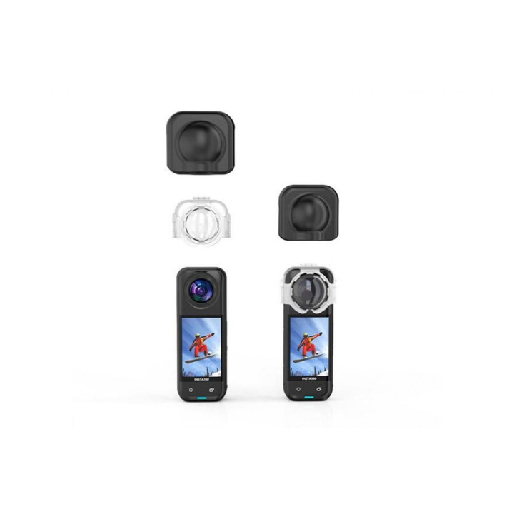 Insta 360 X5 - Protizamlžovací kryt objektivu s rychlým uvolňováním pro Insta360 X5
