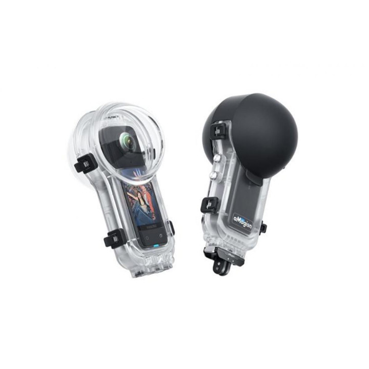 Insta 360 X5 - 60m rychlouzavírací neviditelné potápěčské pouzdro pro Insta360 X5