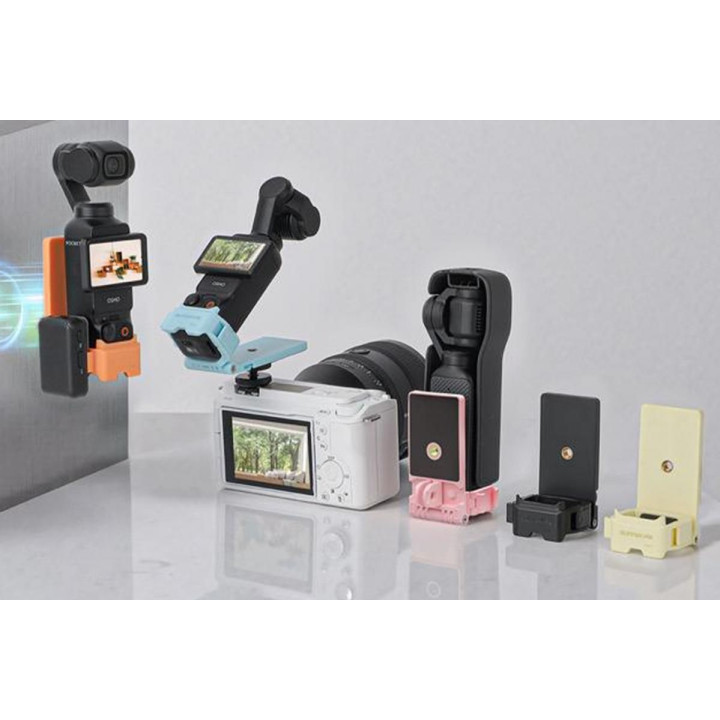 DJI OSMO Pocket 3 - Barevný magnetický skládací držák (Black)