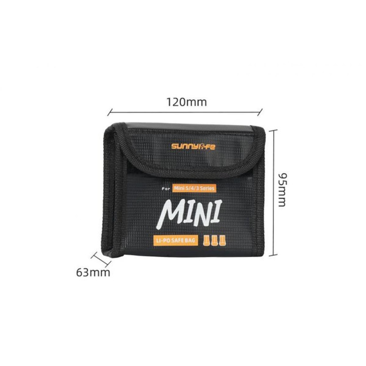 DJI Mini 5 Pro - Ohnivzdorná taška na baterie pro DJI Mini 5 Pro (3 baterie)