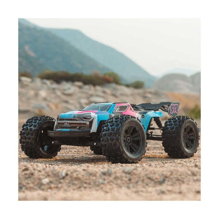 Arrma Kraton 6S V6 BLX 1:8 4WD RTR modrá/červená