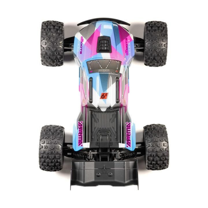Arrma Kraton 6S V6 BLX 1:8 4WD RTR modrá/červená