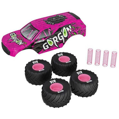 Arrma karosérie růžová, doplňky růžové: Gorgon Grom