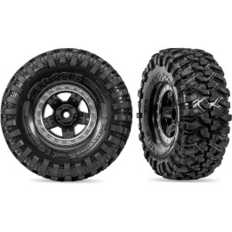 Traxxas kolo 1.9", disk TRX-4 Sport černý polomatně chromovaný, pneu Canyon Trail (2)