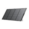 EcoFlow 400W oboustranný skládací solární panel 2. generace přináší oproti předchozí generaci nejen vyšší účinnost solárních článků, ale i odlehčenou konstrukci a celkově vyšší efektivitu přeměny sluneční energie. Jeho základem je totiž umístění článků po obou stranách panelu, vestavěný ukazatel úhlu dopadu slunečních paprsků a integrovaný stojan, umožňující náklon panelu podle aktuální pozice slunce. Vysokou funkčnost panelu dotvářejí pokročilé solární články TOPCon, a to svou účinností až 25 %, vyšší spolehlivostí i delší životností.